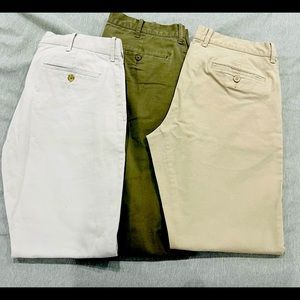 3 Pair J Crew Chino Bundle